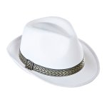 Αποκριάτικο Αξεσουάρ Καπέλο Άσπρο Ganster